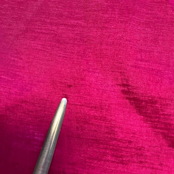 VTG Rory USA Fuchsia Pink Satin Strapless Bow Bodycon Party Mini Dress Junior XS - Picture 15 of 15